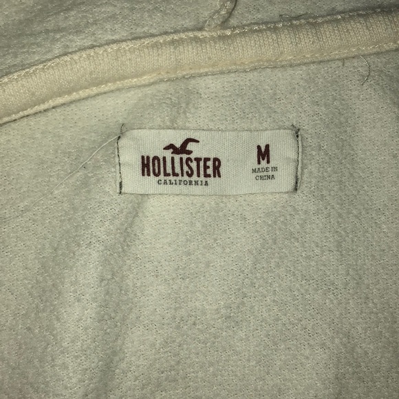 Hollister Cream Zip-up Hoodie - Picture 2 of 4